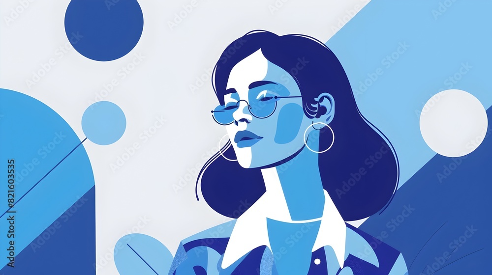 Stylized of a Confident Business Professional Stylized of a Confident Business Professional