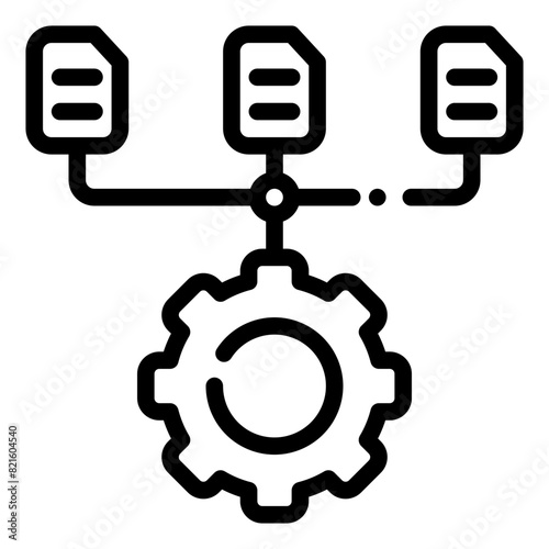 Organize Icon in Line Style