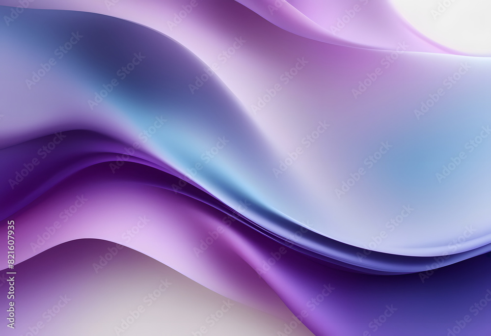 Abstract background with smooth, flowing waves in shades of purple and blue. Abstract background with smooth, flowing waves in shades of purple and blue.