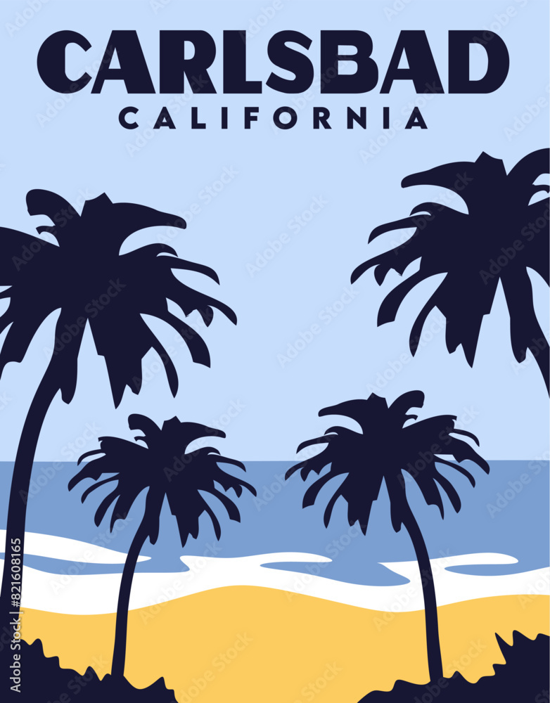 Obraz premium Carlsbad California with beautiful views