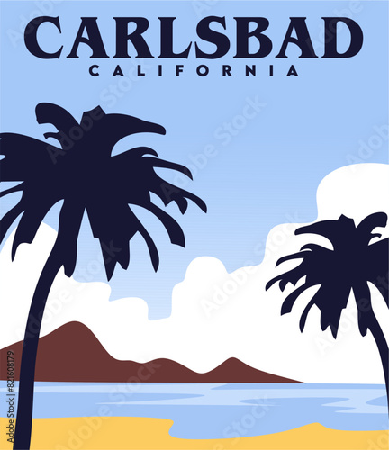 Carlsbad California with beautiful views