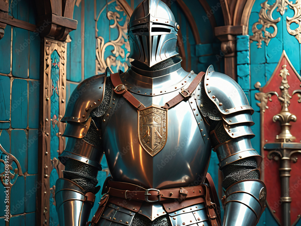 Fototapeta premium knight in armour