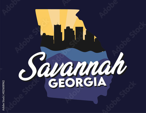 Savannah Georgia with beautiful views