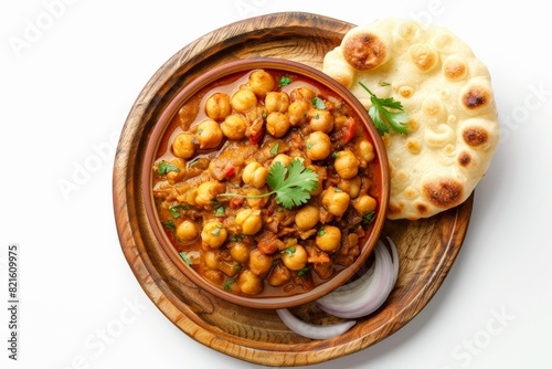 Indian food: chole chickpea curry