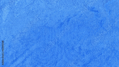 Wrinkled fabric background mixed with a rough texture effect with a blue gradient. For backdrops, banners, scenes, old