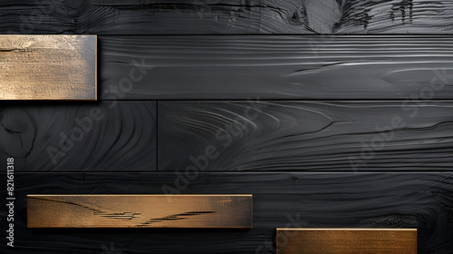 pared muro elegante con madera negra estilo moderno y sofisticado fondo con textura efecto madera color oscuro elegante y sobrio cuadro decorativo