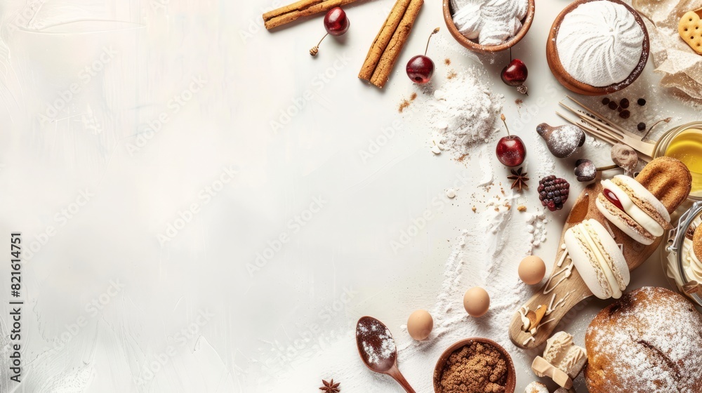 World baking day background concept with copy space World baking day background concept with copy space