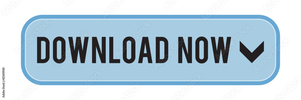 Blue download now button with download icon isolated. 11:11