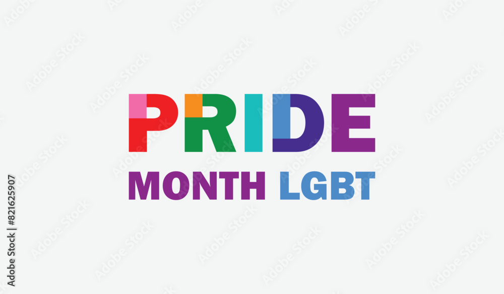 Expressing Love and Equality Colorful LGBT Pride Month Illustration Expressing Love and Equality Colorful LGBT Pride Month Illustration