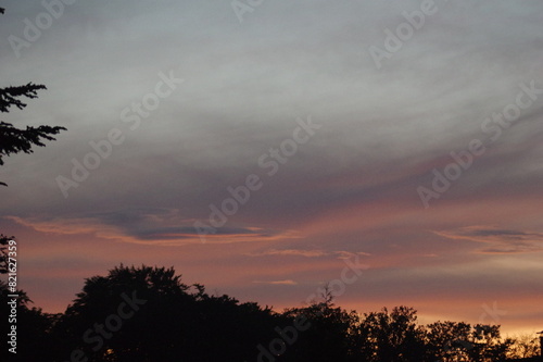 Sonnenuntergang mit Wolken