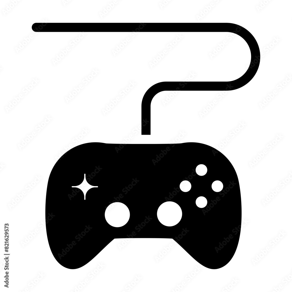 Joypad Solid icon. Vector illustration. For sign, symbol, web graphics, infographics. Joypad Solid icon. Vector illustration. For sign, symbol, web graphics, infographics.