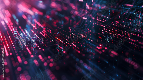 Wallpaper Mural Intricate Digital Code: The Complexity of Big Data. Generative AI Torontodigital.ca