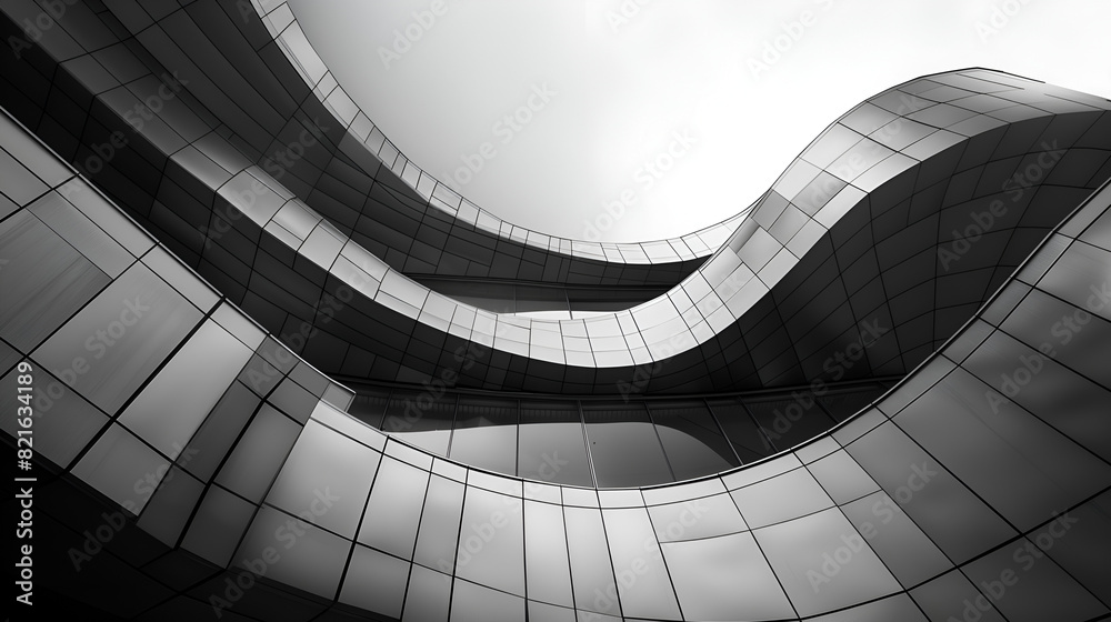 Obraz premium architecture of a futuristic building