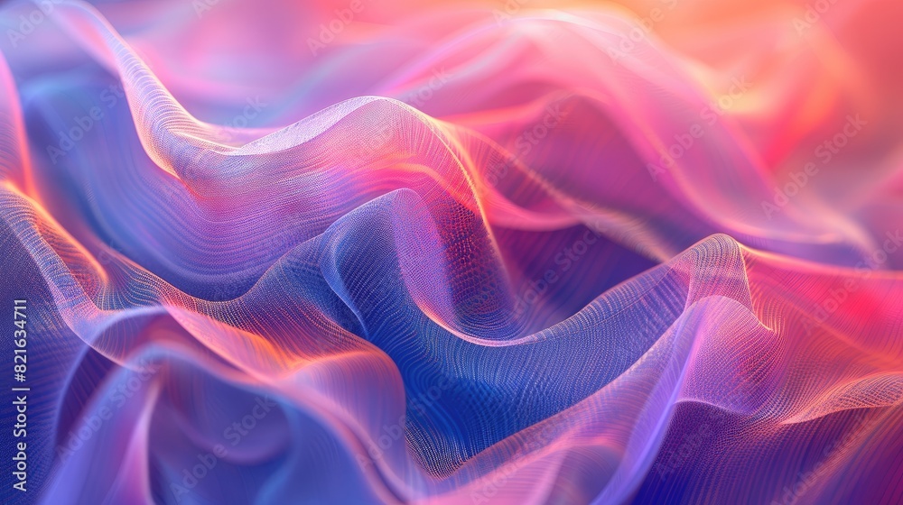 Vibrant abstract backdrop with a holographic finish Vibrant abstract backdrop with a holographic finish