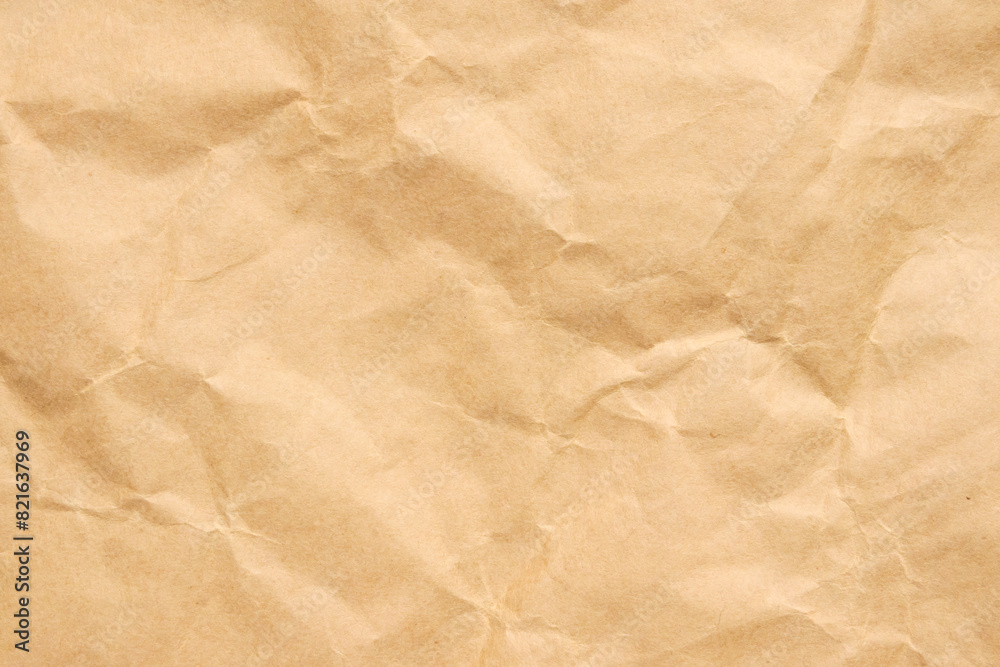Abstract crumpled and creased recycle brown paper texture background Abstract crumpled and creased recycle brown paper texture background