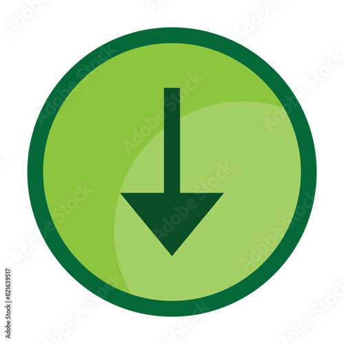 Download vector icon. interface illustration sign. load symbol. upload logo or mark.