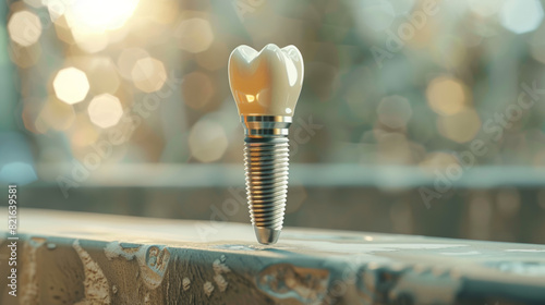 dental tools—implanted teeth（Modern dental implant materials）
 photo