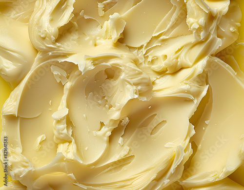 Texture of shea butter, closeup	
