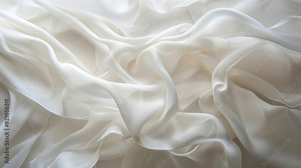 Abstract white textiles Abstract white textiles