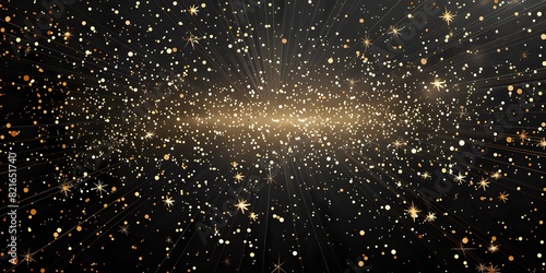 Wallpaper Mural Stunning Golden Starburst Patterns Forming Opulent Celebratory Background Torontodigital.ca