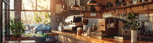 Frame mockup  a cozy  rustic coffee shop with warm lighting and inviting decor  perfect for relaxation and conversation
