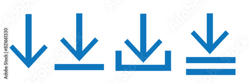 Download icon set. Software download icon . Web icon set. Vector illustration and symbol for website. 11:11