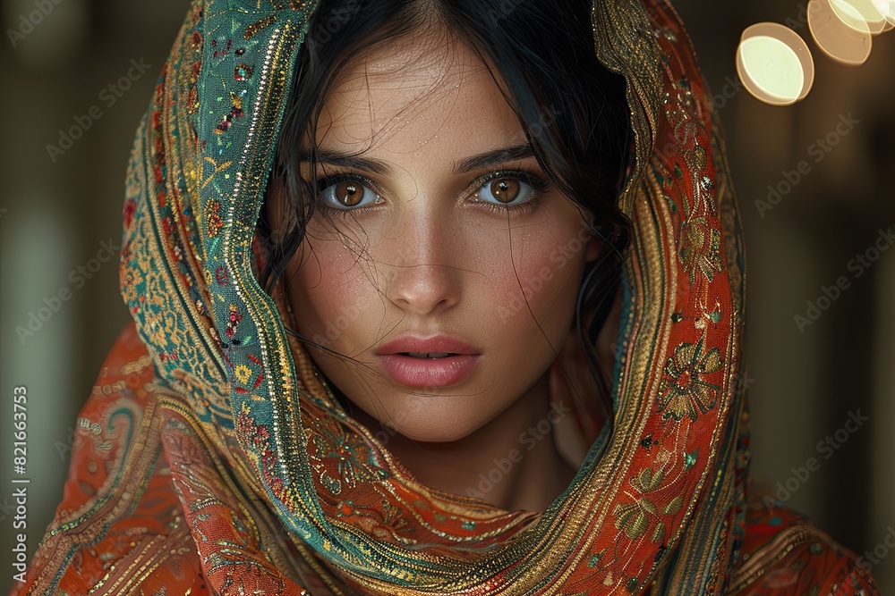 Vibrant Cultural Fusion: Contemporary Traditional Elegance