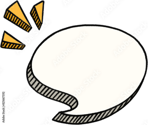 empty speech bubble