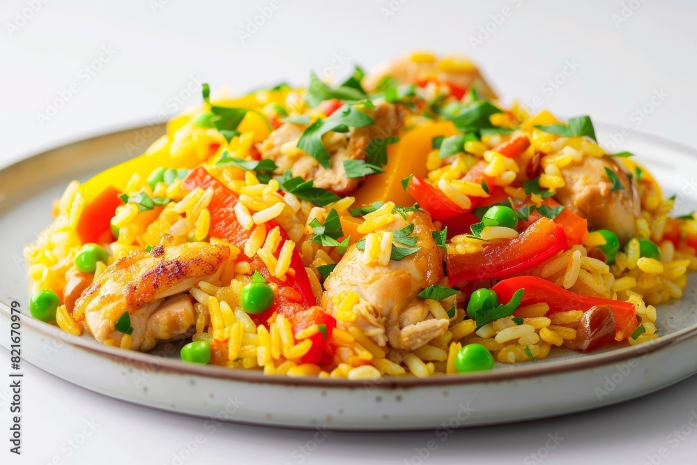 Drunk Chicken and Rice with succulent chicken and aromatic saffron rice Drunk Chicken and Rice with succulent chicken and aromatic saffron rice