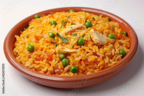 Authentic Spanish Arroz with Chicken and Peas