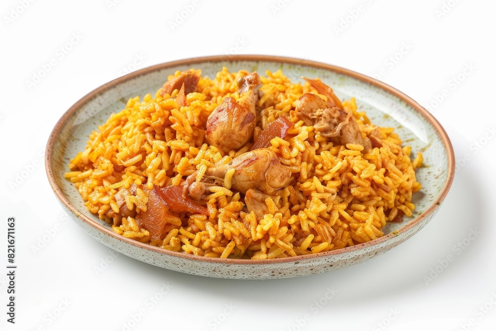 Exquisite Arroz con Pollo Presentation: A Culinary Delight