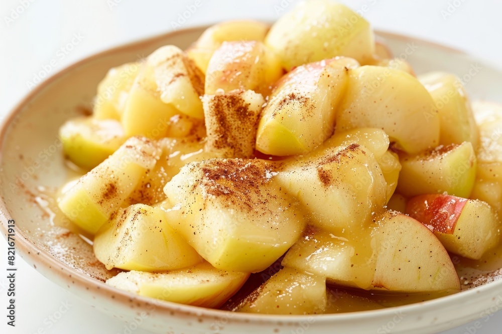 Exquisite Applesauce in Pristine White Ramekin Exquisite Applesauce in Pristine White Ramekin