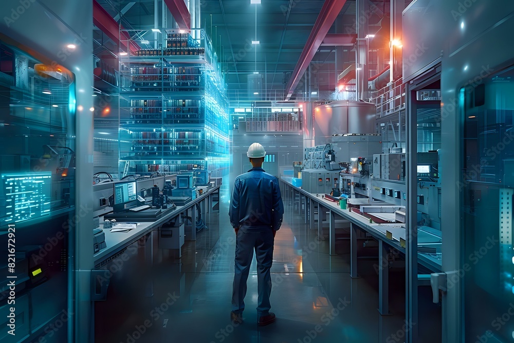 Safety engineer conducting risk assessments and implementing safety