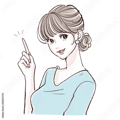 女性・女の子のイラスト素材