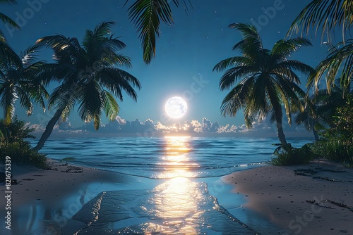 Pristine Beach  Dramatic Underwater Illumination - High Detail  Cinematic Vibes