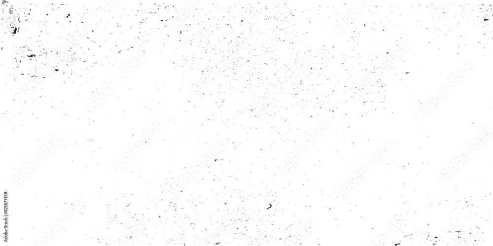 Grunge texture abstract black and white. Dust isolated on white background. Abstract monochrome textured effect Illustration.