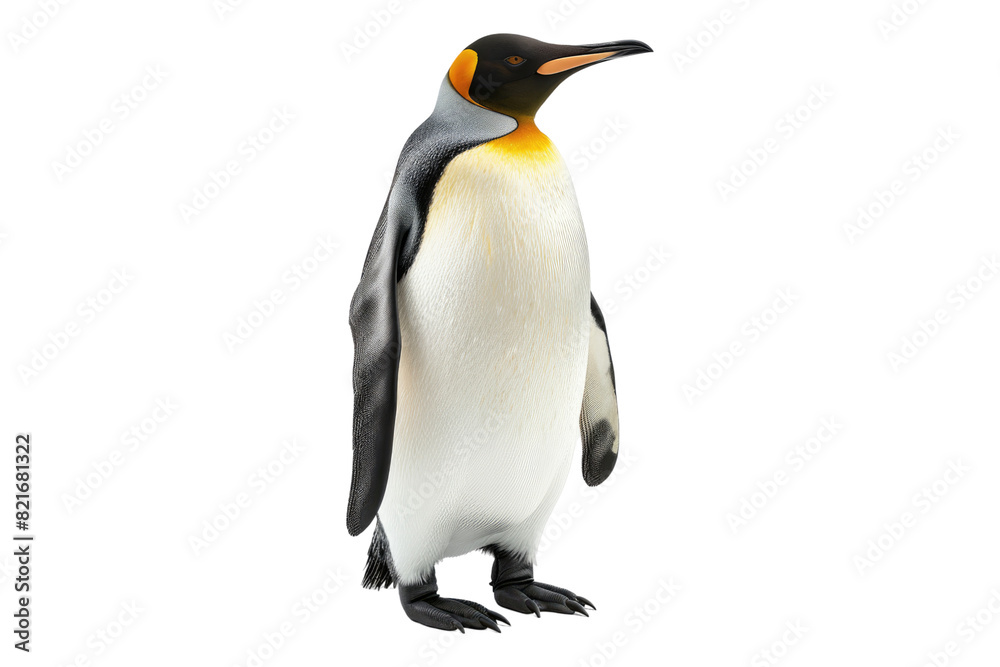Fototapeta premium Penguin isolated on transparent background