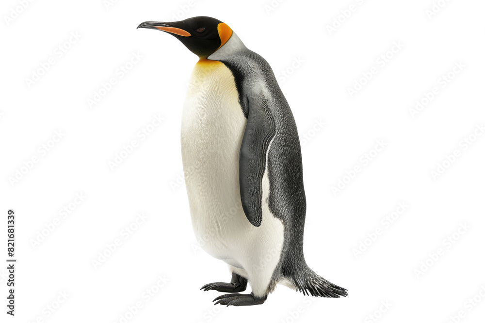 Fototapeta premium Penguin isolated on transparent background