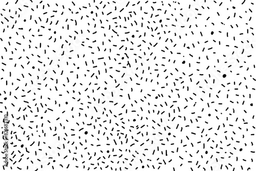 Sprinkle vector seamless pattern background. Donut pattern for celebration design. Doodle sketch vector illustration.  photo