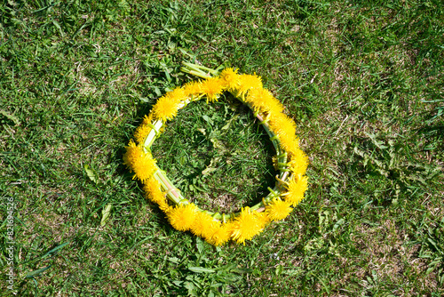 dandelion wreath