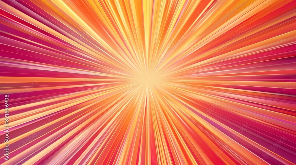 A geometric burst of energy, with lines radiating from a central circle in a dynamic display A geometric burst of energy, with lines radiating from a central circle in a dynamic display