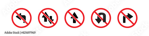 traffic signs and road directions illustrations.
