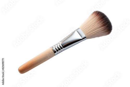 Cosmetic Makeup Brush Image Isolated on Transparent Background