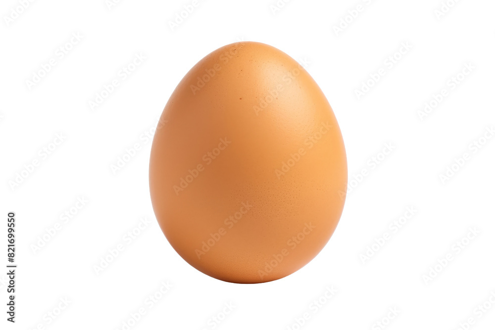 Raw Brown Hen's Egg Isolated on Transparent Background Raw Brown Hen's Egg Isolated on Transparent Background