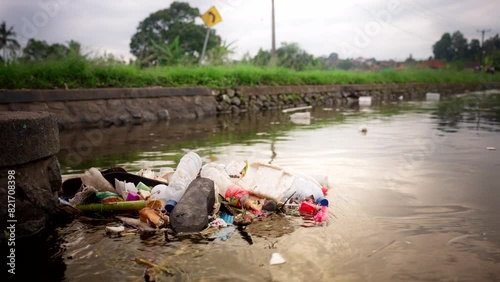 Wallpaper Mural Beauty of Bali waterways spoiled by human waste, environmental pollution Torontodigital.ca