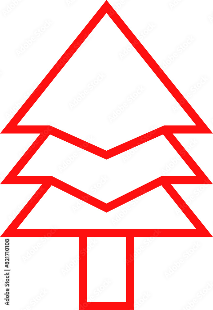 Christmas Tree Line Illustration
Christmas Tree Line Illustration
