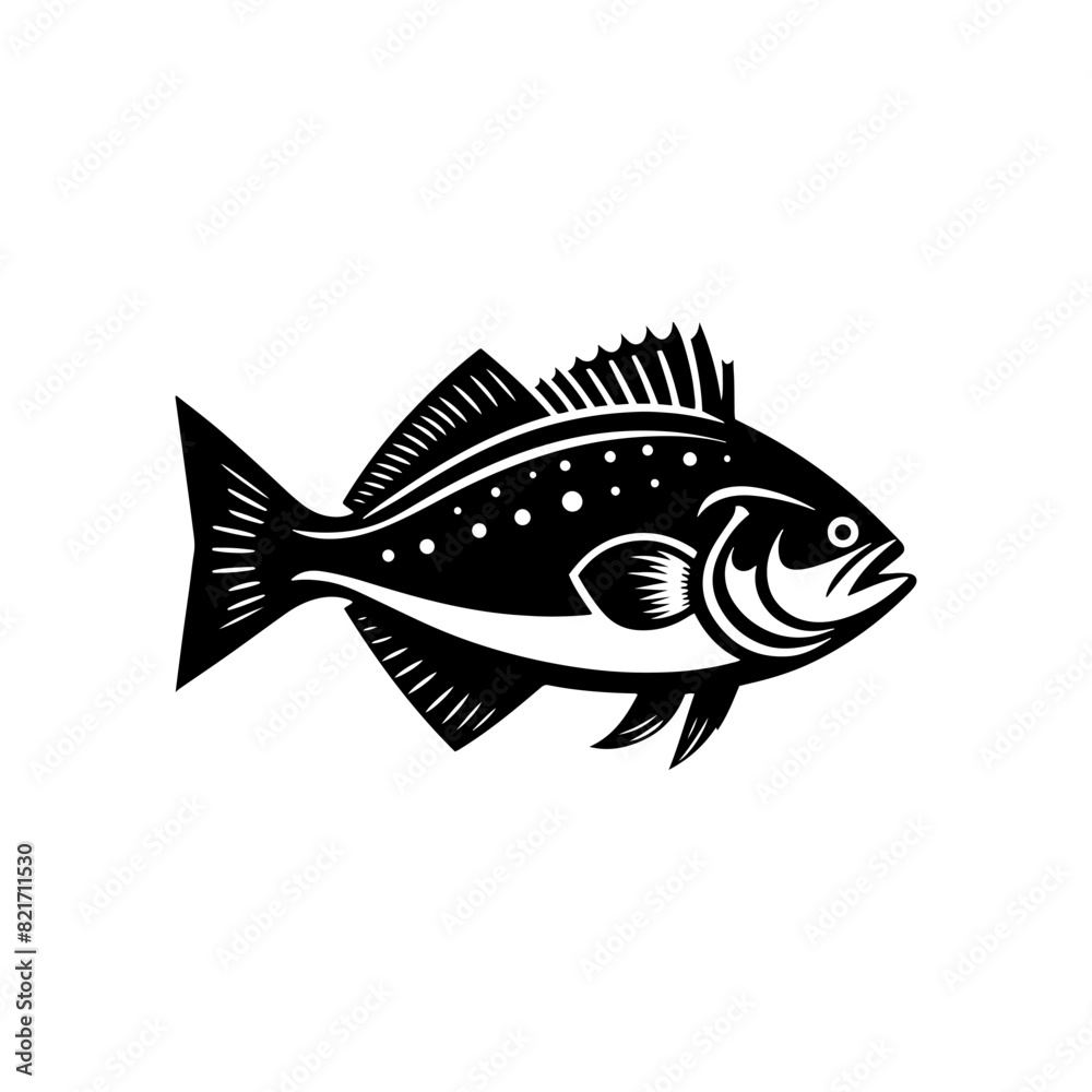 Coastal Halibut Silhouette - Seaside Charm in Artistic Expression - halibut illustration
Coastal Halibut Silhouette - Seaside Charm in Artistic Expression - halibut illustration