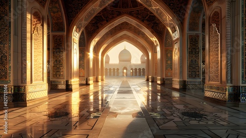 spirituality illuminated in majestic ancient Islamic architecture