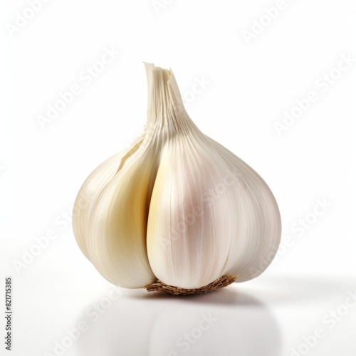 Garlic isolated on white background © onehourhappiness