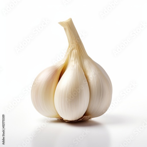 Garlic isolated on white background © onehourhappiness